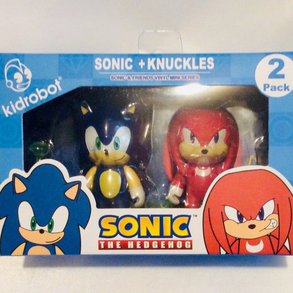 Sonic The Hedgehog 2 Pack Sonic and Friends Vinyl Mini Series New in Box